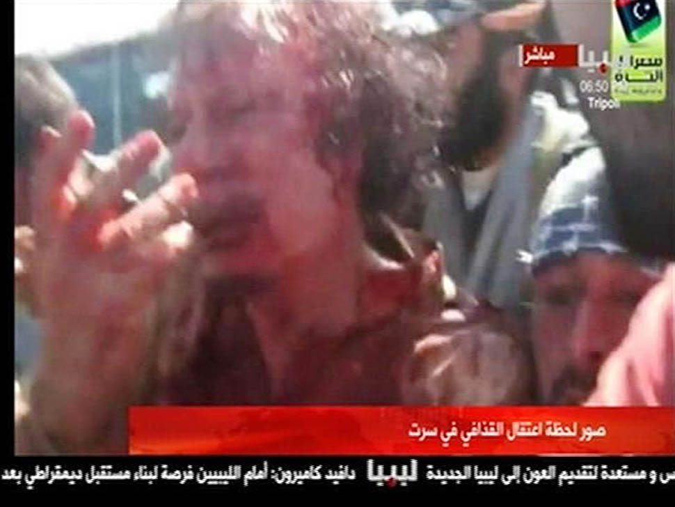Moammar Kadafi killed in fall of Surt: ImgSrc: http://goo.gl/GNcmt