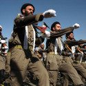Armed Iranian  mullahs (Shiite clerics) march duri-SRC:http://headlinedigest.com/2013/09/iran-threatens-brutal-attacks-on-americans-and-the-obama-family/