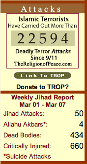  Stats Capture—Source: theReligionofPeace.com