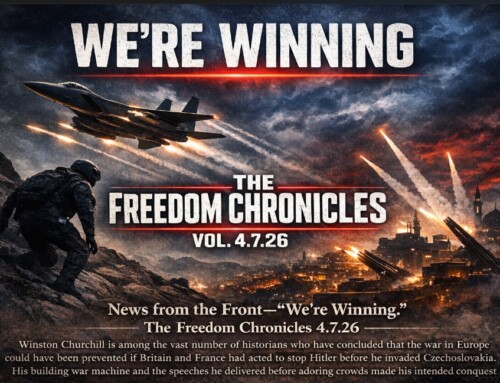 News from the Front—”We’re Winning.”